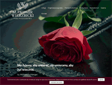 Tablet Screenshot of pogrzeby-wierzbicki.pl